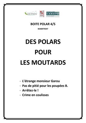Boite polar 04 : Des polars pour les moutards