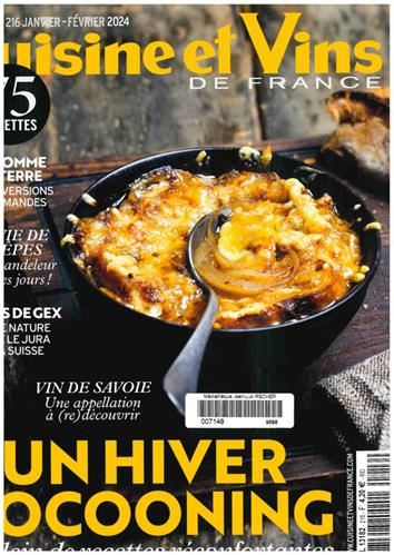 Cuisine et vins de france N° 216 Janvier-Février 2024