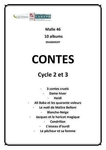 Malle littérature jeunesse 46 : Contes cycle 2 et 3