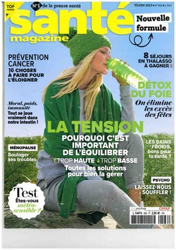 Santé magazine N° 566 Février 2023