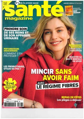 Santé magazine N° 577 Janvier 2024